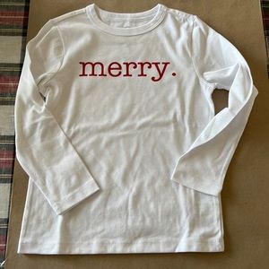 Kids merry long sleeve tee